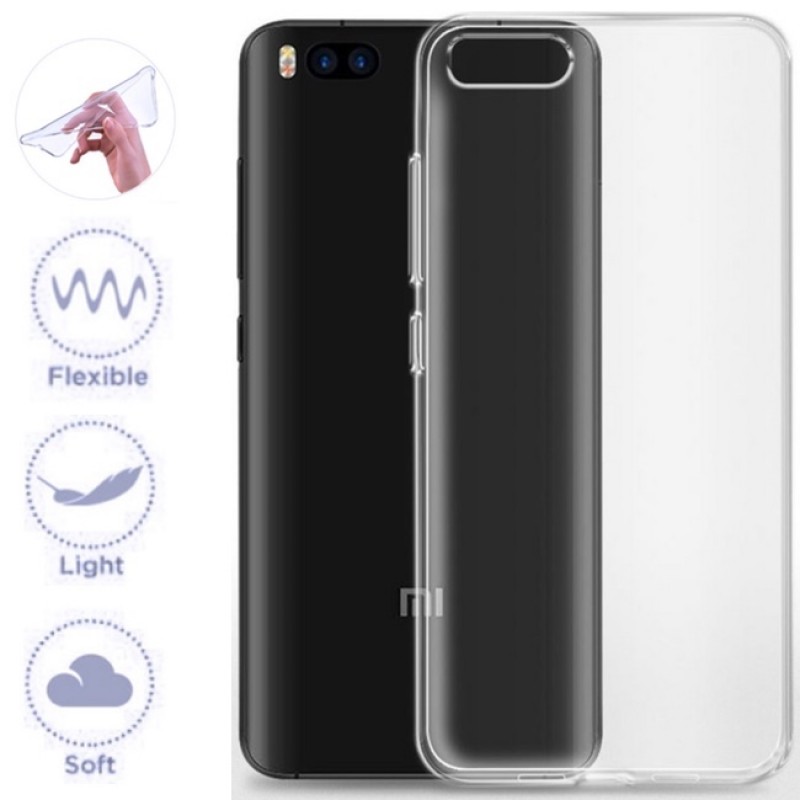 Skaidrus silikoninis-tpu dėkliukas (XIAOMI MI6 telefonams) Skaidrus silikoninis-tpu dėkliukas (XIAOMI MI6 telefonams)